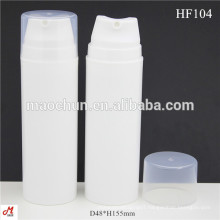 HF104 Custom color unique design lotion bottle with pump cylinder cream jar cosmetic packaging wholesale